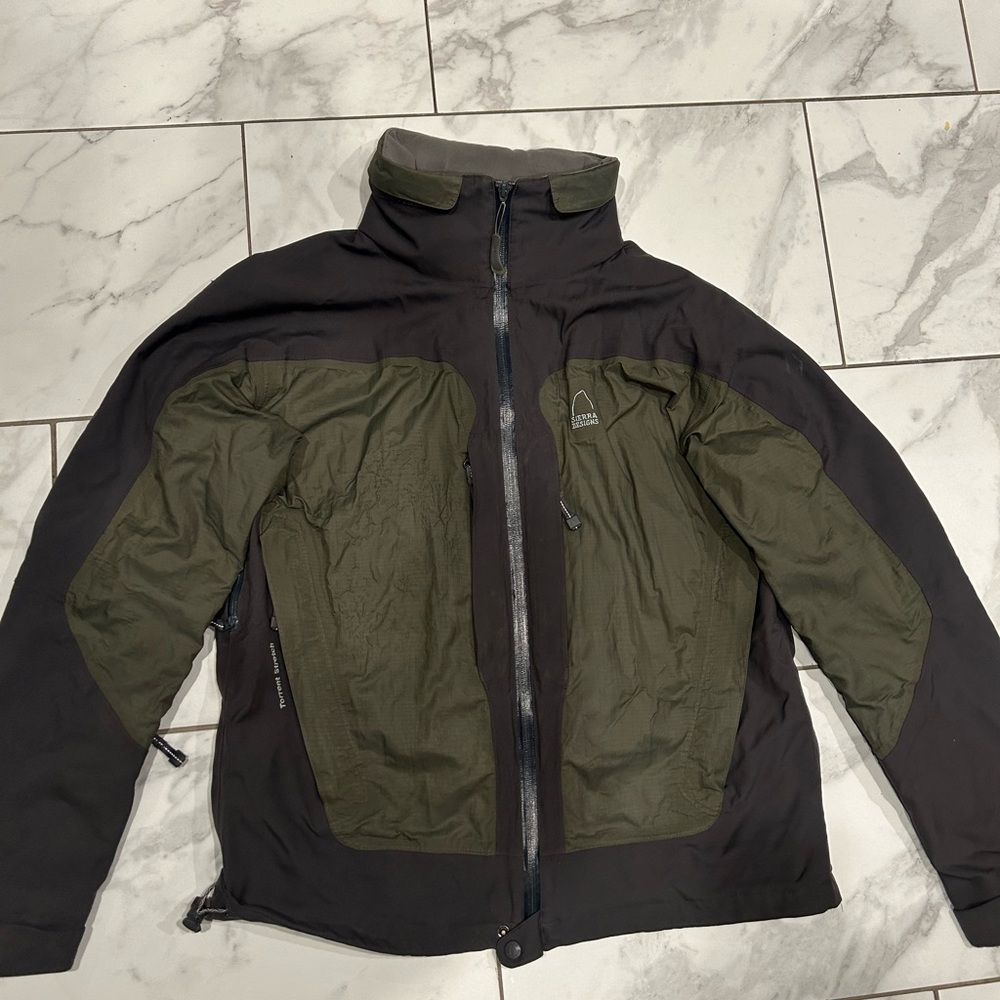 Sierra Designs MX 21 Torrent Water Resistant Olive Jacket